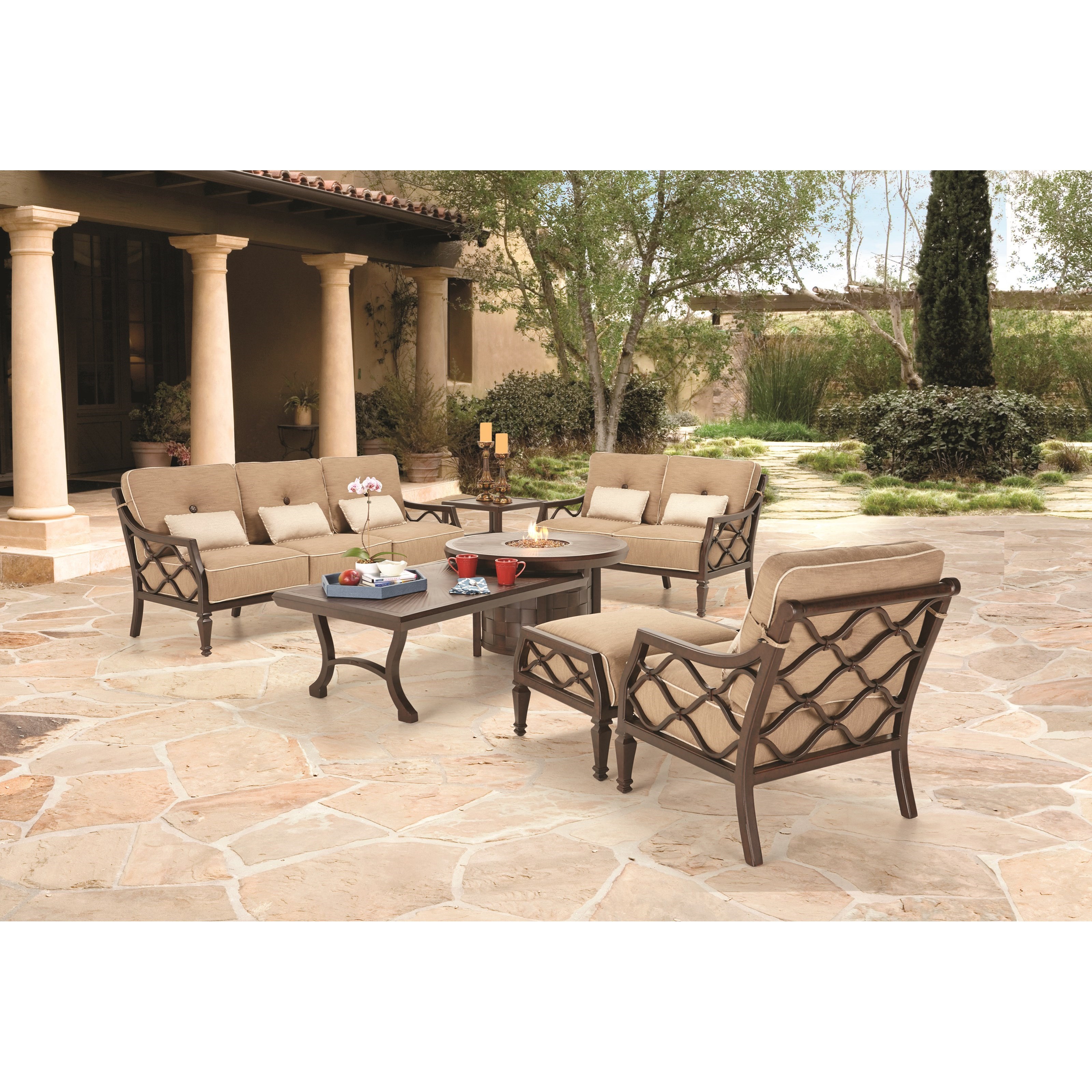 Castelle by Pride Family Brands Villa Bianca 11 Outdoor Group 1 Outdoor